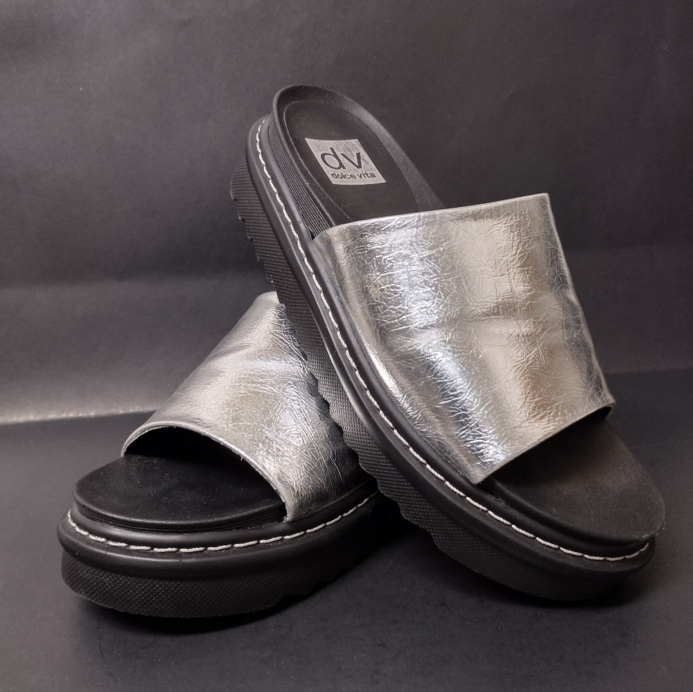 DV DOLCE VITA REKE SLIDE WOMEN'S SANDALS SIZE 7.5